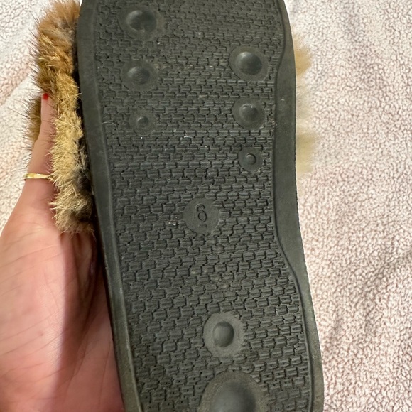 Authentic fur slides size 6 - Picture 5 of 5